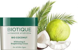 Best Fairness Cream in India - Biotique Bio Coconut Whitening & Brightening Cream