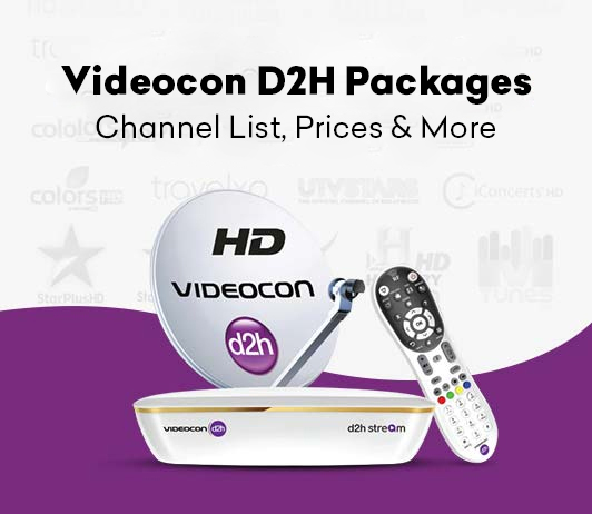 Videocon D2H Packages 2019