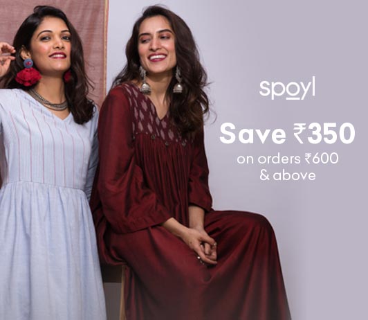 Spoyl Cashback Offer Save Rs 350 on orders Rs 600 and above Spoyl Cashback Offer Save Rs 350 on orders Rs 600 and above