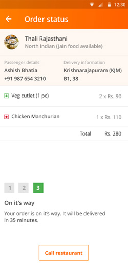 Add the item to your cart