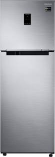 Samsung RT37M5538SL/HL 345 L 3 Star Frost Free Double Door Top Mount Inverter Refrigerator, Real Stainless Samsung RT37M5538SL/HL 345 L 3 Star Frost Free Double Door Top Mount Inverter Refrigerator, Real Stainless