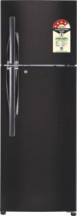 LG GL-T372JBLN 375 L 4 Star Frost Free Double Door Inverter Refrigerator, Black Steel LG GL-T372JBLN 375 L 4 Star Frost Free Double Door Inverter Refrigerator, Black Steel