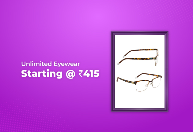 Unlimited Eyewear Starting @ Rs 415 Only
