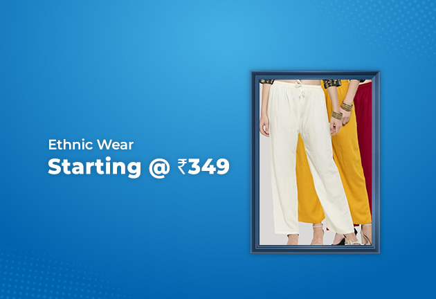 Ethnic Wear Starting from Rs 349 Only