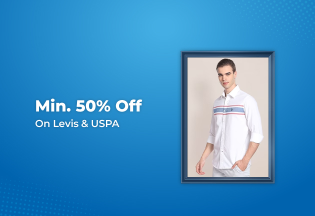 Minimum 50% Off On Levis & USPA Products