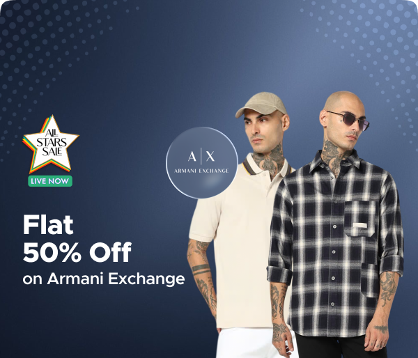 Flat 50% Off on Armani Exchange