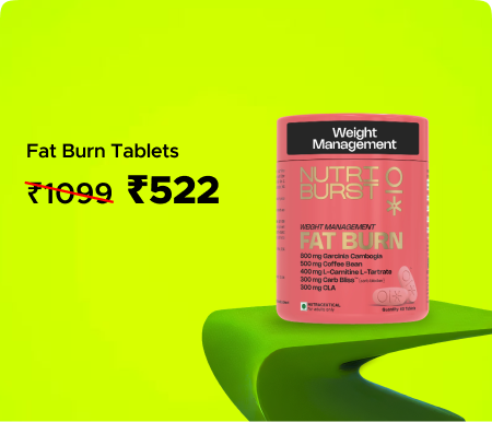 Fat Burn Tablets - 60 @ Rs 522 Worth Rs 1099