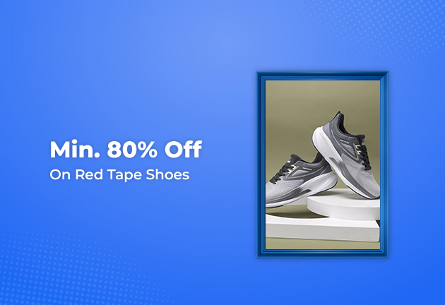 Min. 80% Off On Red Tape Shoes