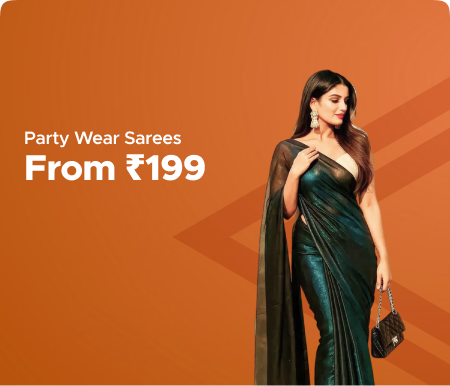 Party Wear Sarees From Rs 199