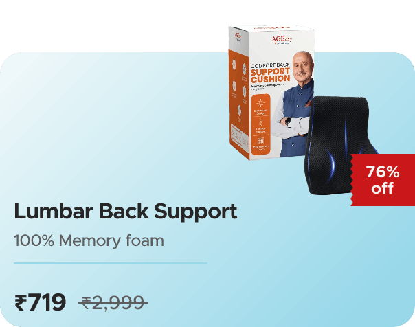 AGEasy AGEasy Lumbar Back Support — effective ₹719 (was ₹2999)