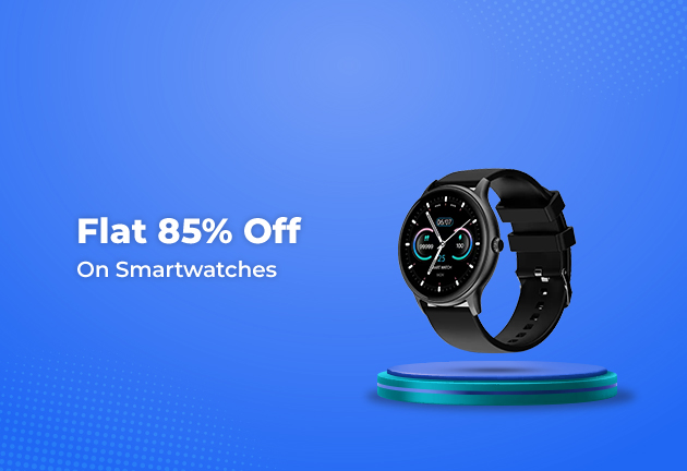 Flat 85% Off On Smartwatches