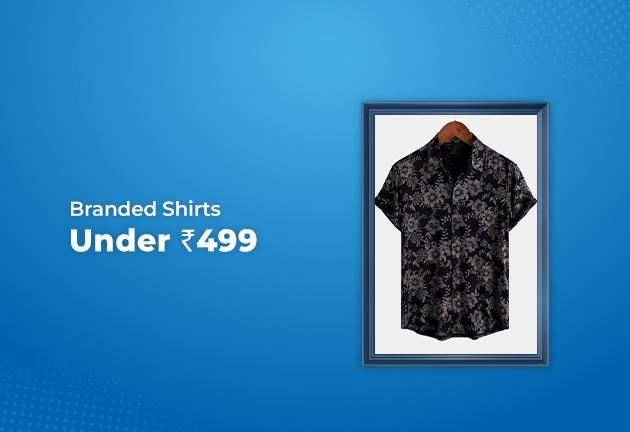 Branded Shirts Under Rs 499 Only