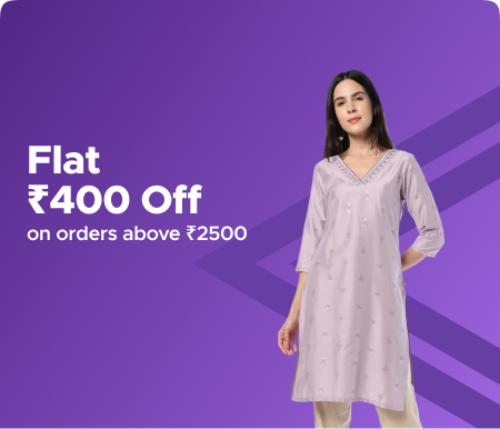 Flat Rs 400 Off on orders above Rs 2500