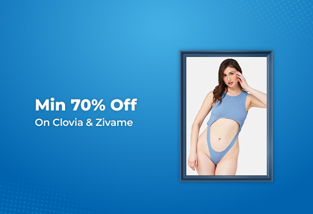Min 70% Off On Clovia & Zivame