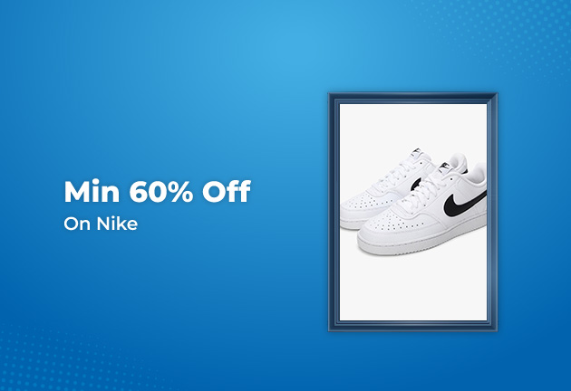 Min 60% Off On Nike
