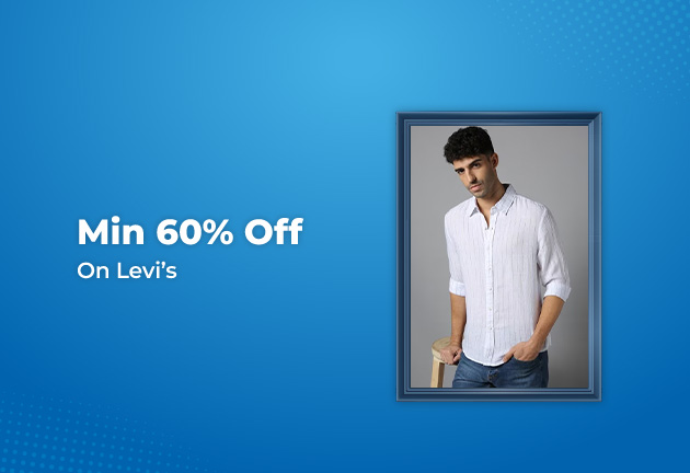 Min 60% Off On Levis