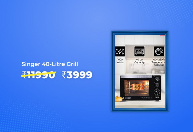 Singer Oven Toaster Grill @ Rs 3999 Worth Rs 11,990
