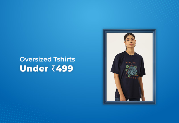 Oversized Tshirts Under Rs 499