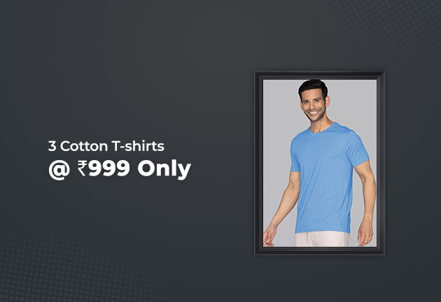 3 T-shirts @ Rs 999