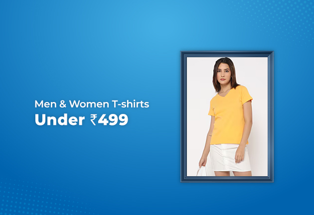 Men & Women T-shirts Under 499 Only