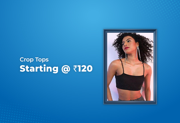 Crop Tops Starting @ Rs 120 Only