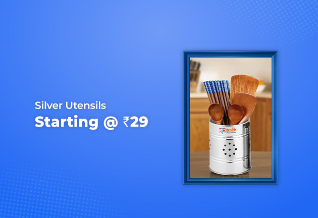 Silver Utensils Starting From Rs 29
