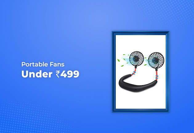 Portable Fans Under Rs 499 Only