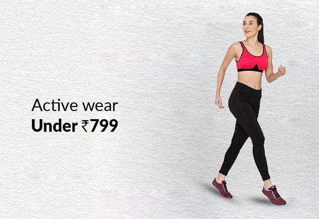 Activewear Under Rs 799 + Free Shipping