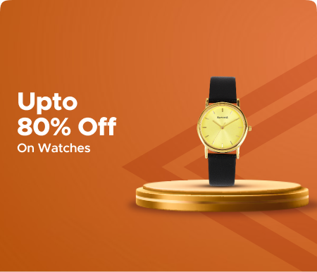 Upto 80% OFF On Watches