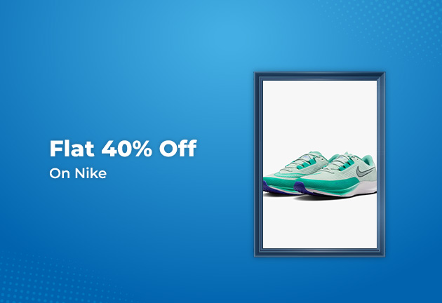 Flat 40% Off on Nike