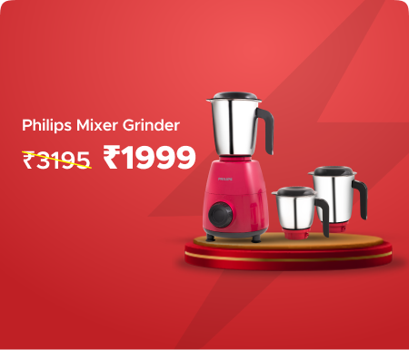 Philips Mixer Grinder (500 W) @ Rs 1999 Worth Rs 3195