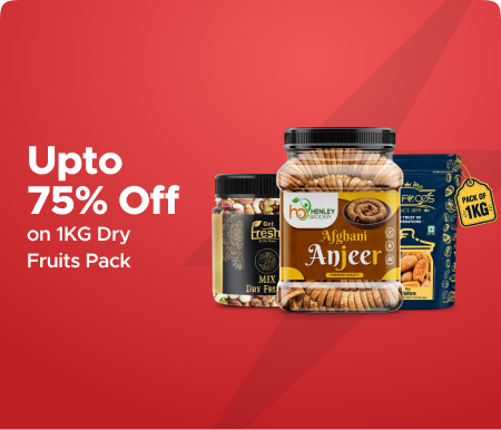 Upto 75% Off on 1KG Dry Fruits Pack
