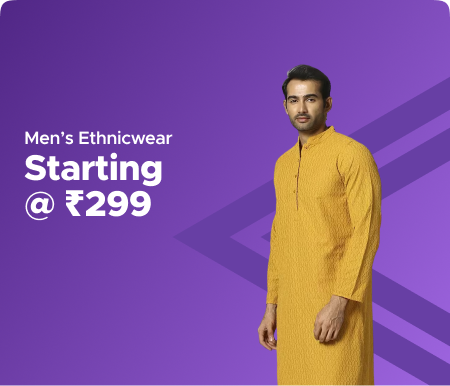 Men's Ethnicwear Starting @ Rs 299