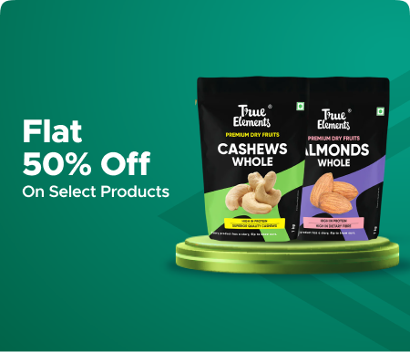 Flat 50% Off on Select Products