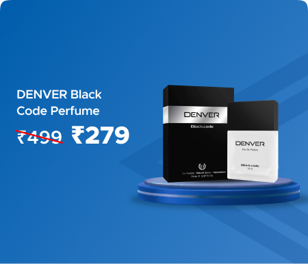 DENVER Black Code Perfume @ Rs 279 Worth Rs 499