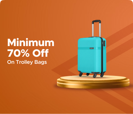 Minimum 70% OFF On Trolley Bags
