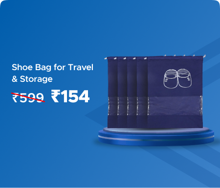 Shoe Bag for Travel & Storage @ Rs 154 Worth Rs 599