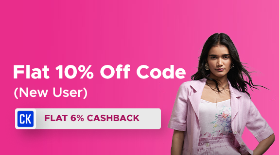 And: Flat 10% Off Code (New User) + Flat 6% CashKaro Cashback