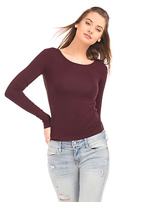 Aeropostale Lace Panelled Top Aeropostale Lace Panelled Top