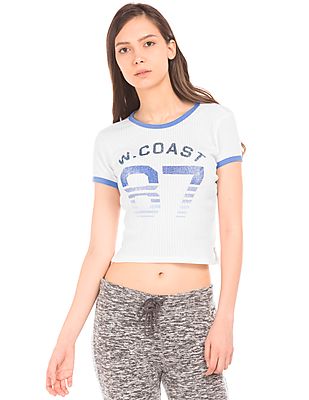 Aeropostale Ribbed Knit Crop Top Aeropostale Ribbed Knit Crop Top