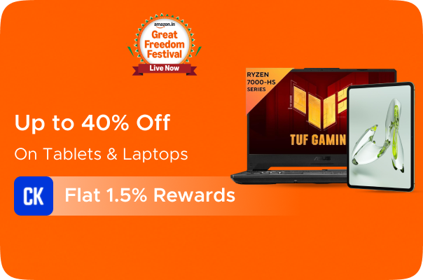 Amazon: Up to 40% Off on Tablets & Laptops + Flat 1.5% Rewards