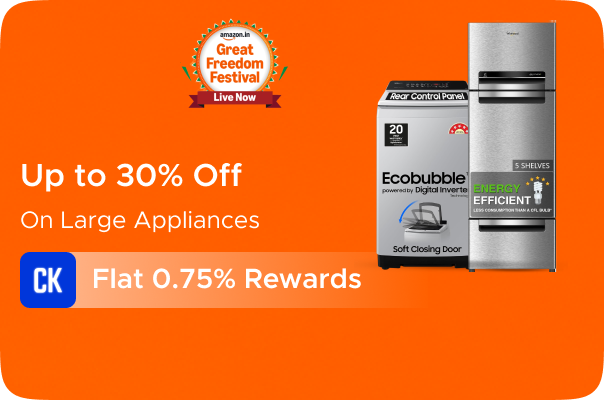 Amazon: Up to 30% Off on Large Appliances + Flat 0.75% Rewards