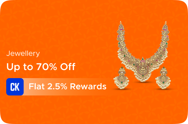 Amazon: Up to 70% off on Jewellery + Flat 2.5% Rewards