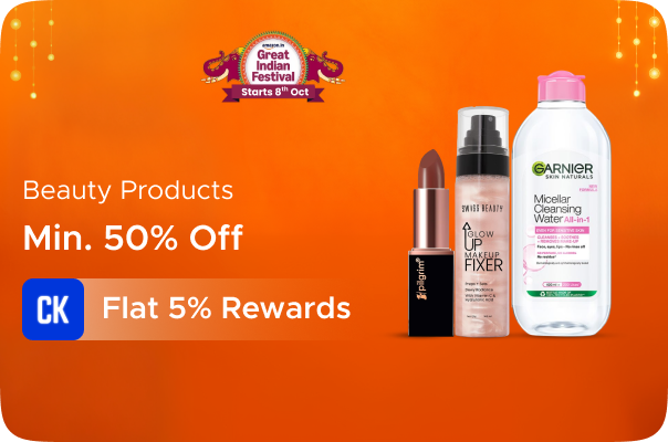 Amazon: Minimum 50% off on Beauty Products + Flat 5% Rewards