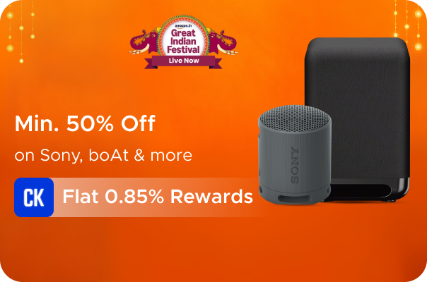 Amazon: Minimum 50% Off on Sony, boAt & more + Flat 0.85% Rewards