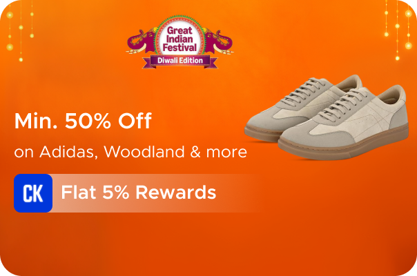 Minimum 50% Off on Adidas, Woodland & more + Flat 5% Rewards