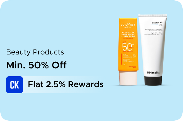 Amazon: Minimum 50% off on Beauty Products + Flat 2.5% Rewards