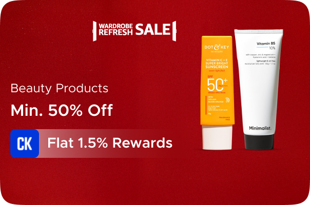 Amazon: Minimum 50% off on Beauty Products + Flat 1.5% Rewards