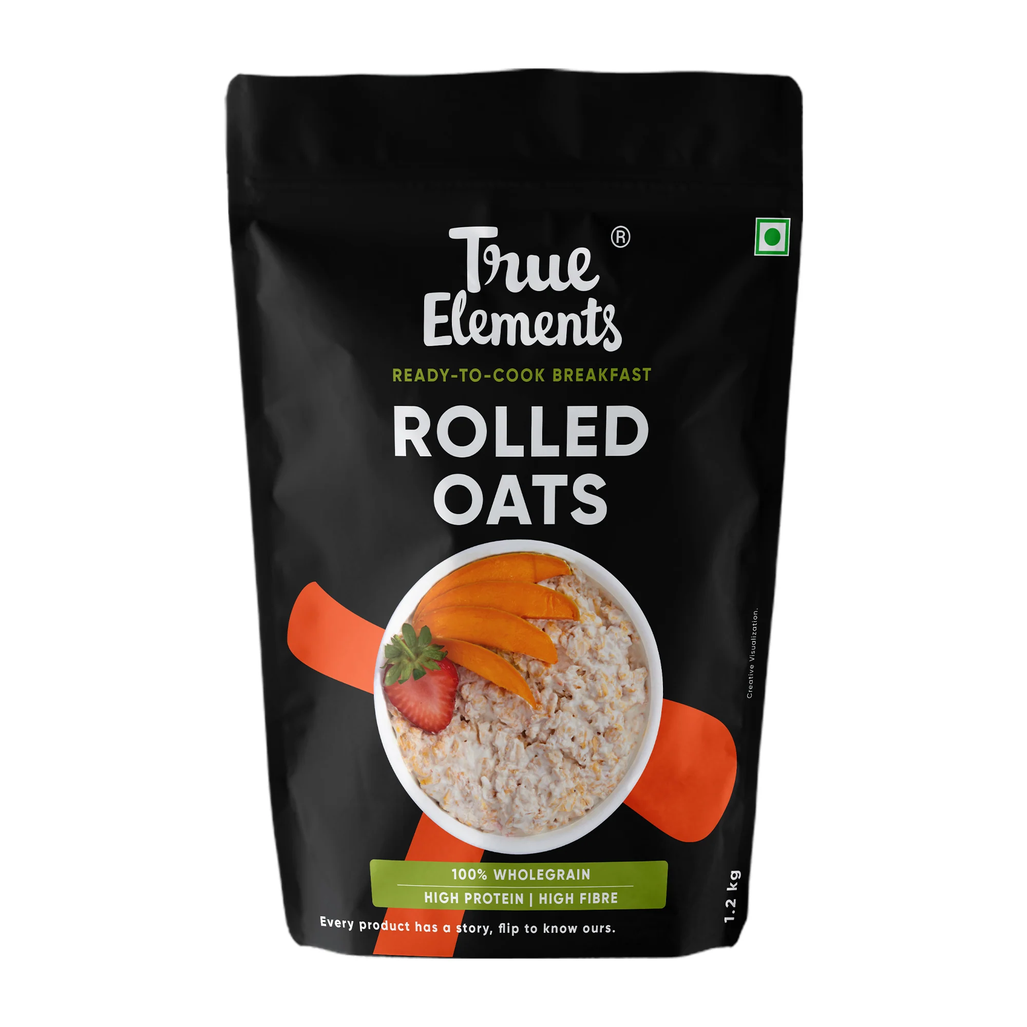 True Elements Rolled Oats - Protein Rich 1.2kg