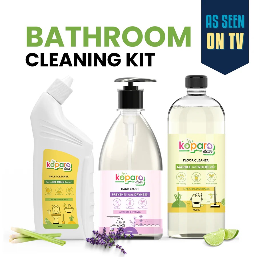 Koparo Clean Bathroom Kit - Floor Cleaner - 1L, Toil